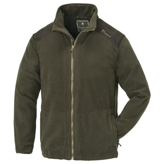 Pinewood Retriever Fleece Jacket Herren (D.Olive/Suede Brown) Größe M