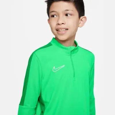 Maglie maniche lunghe da calcio junior nike verde 2/3