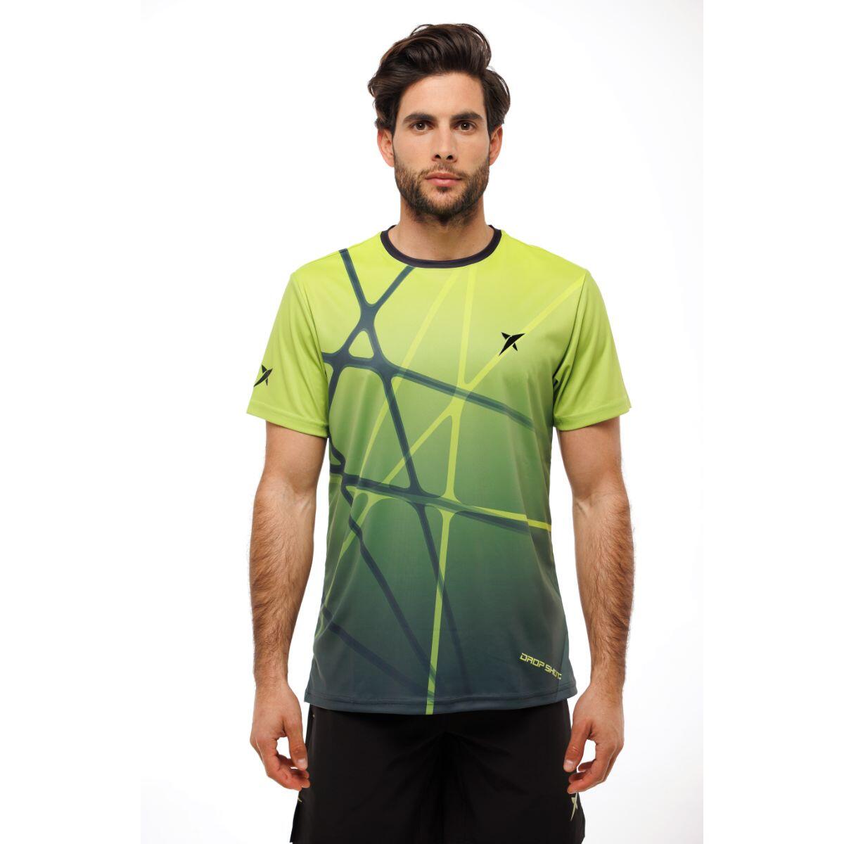 Drop Shot - Chemise De Tennis De Padel Drop Shot Bruno Green - T-shirt Manches Courtes - Vert - 36 Xs - Decathlon