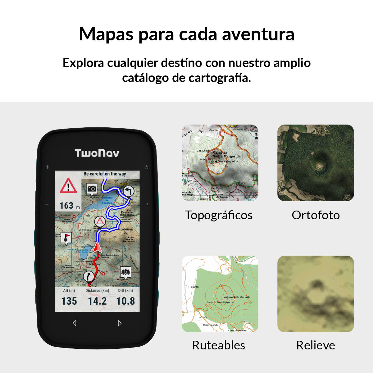 GPS Cross Plus (64 GB) + Mapa España IGN Topo 1:25000 TwoNav 3/7