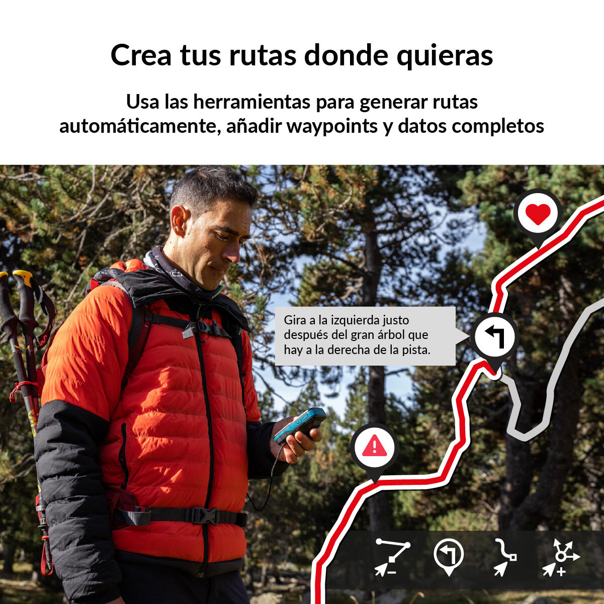 GPS Cross Plus (64 GB) + Mapa España IGN Topo 1:25000 TwoNav 4/7