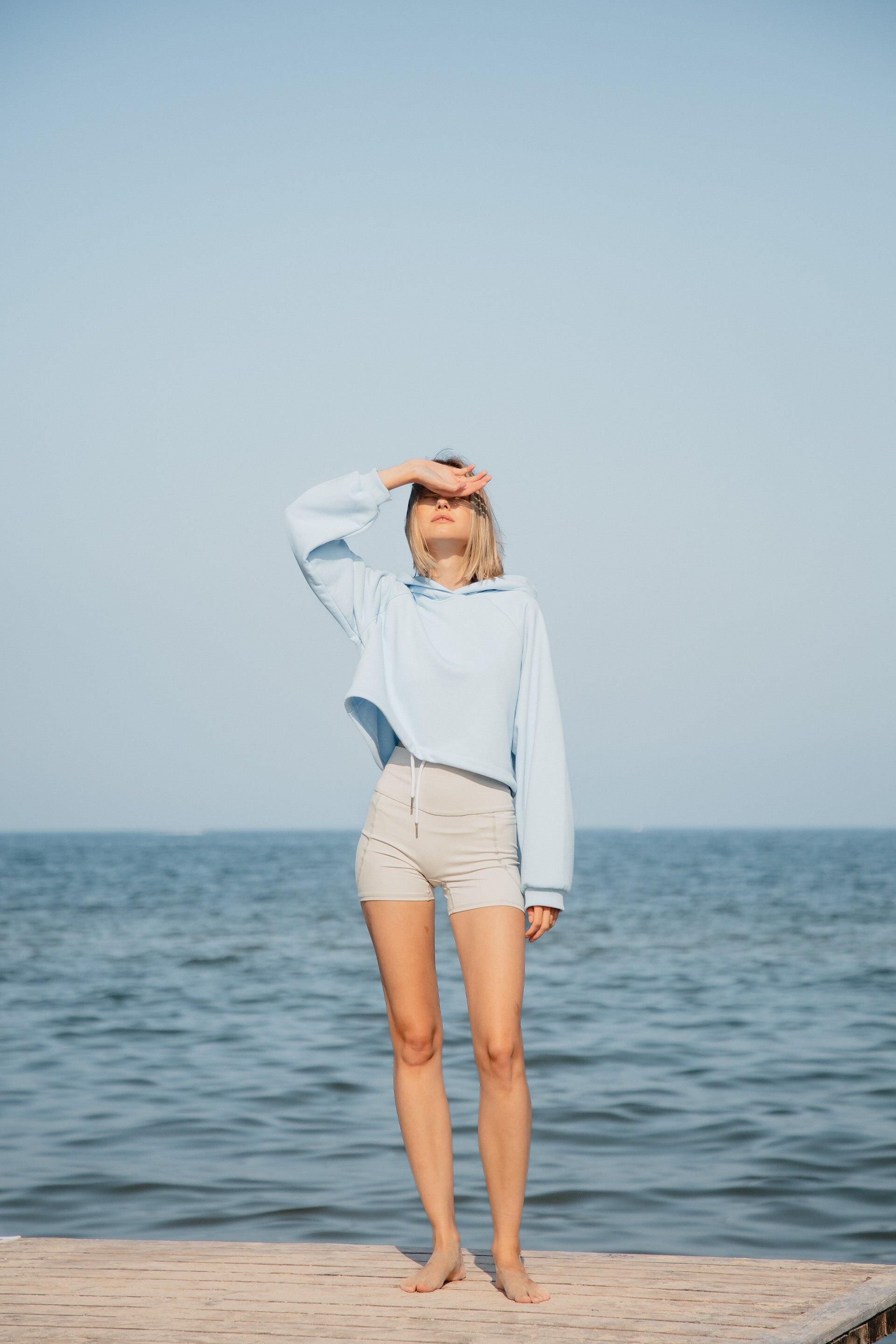 Bluza do jogi Moonholi Ivy Hoodie z kapturem 6/7