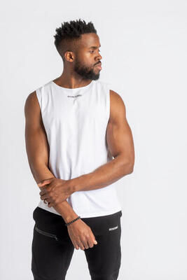 Core sleeveless tee - fitness - heren - wit