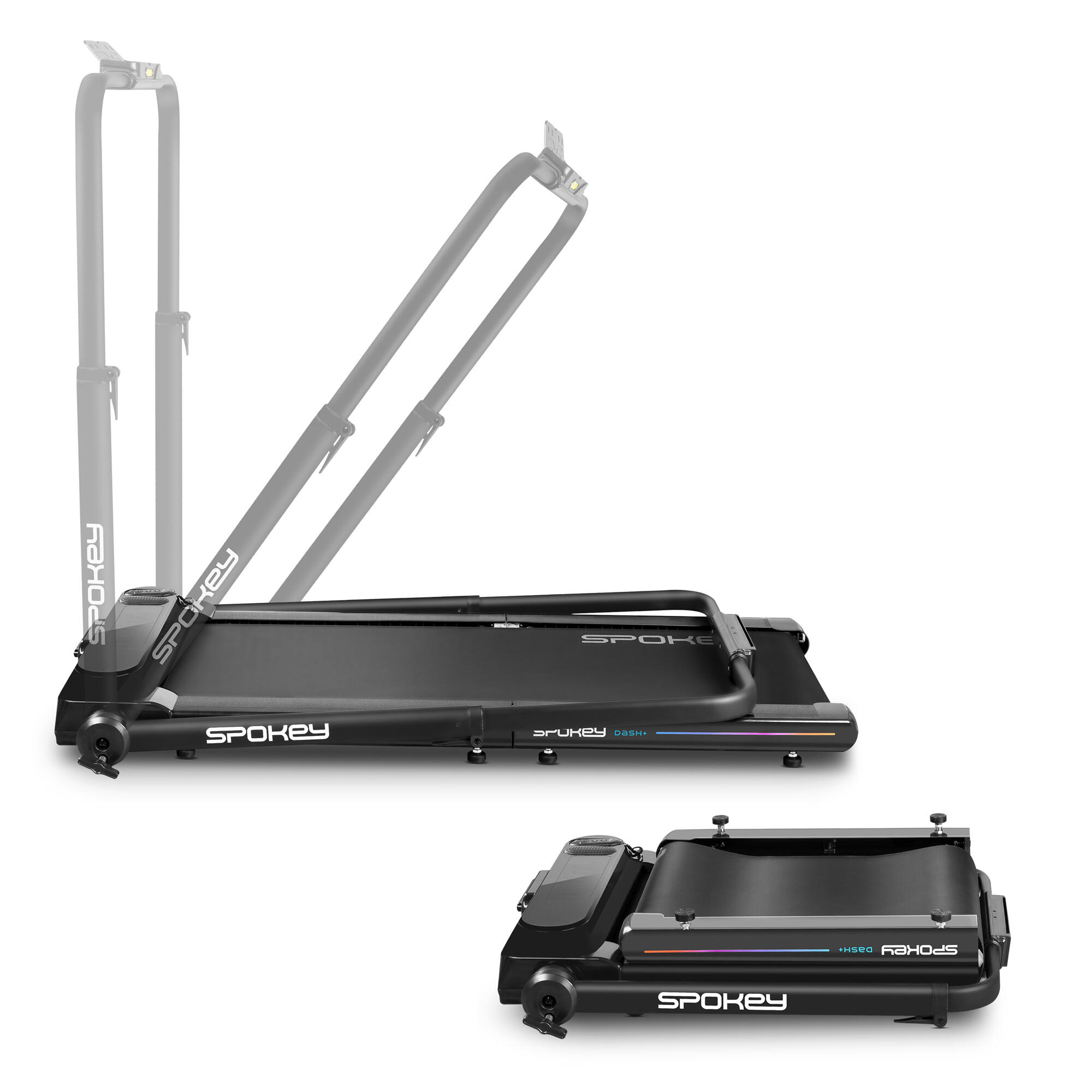 Bieżnia elektryczna walking pad składana na pół Spokey Dash+ 2/7