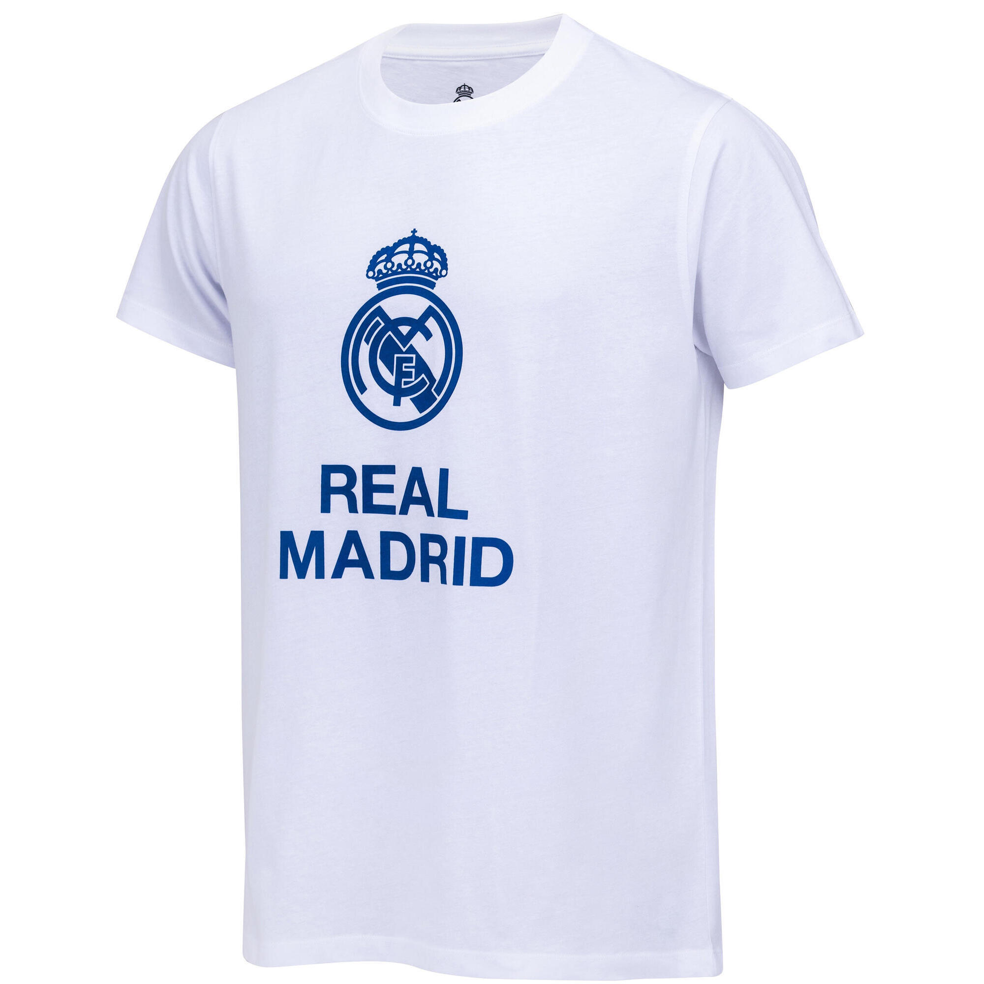 Real Madrid - T-shirt Real - Collection Officielle Real Madrid - Homme - T-shirt Manches Courtes - Blanc - 44 L - Decathlon