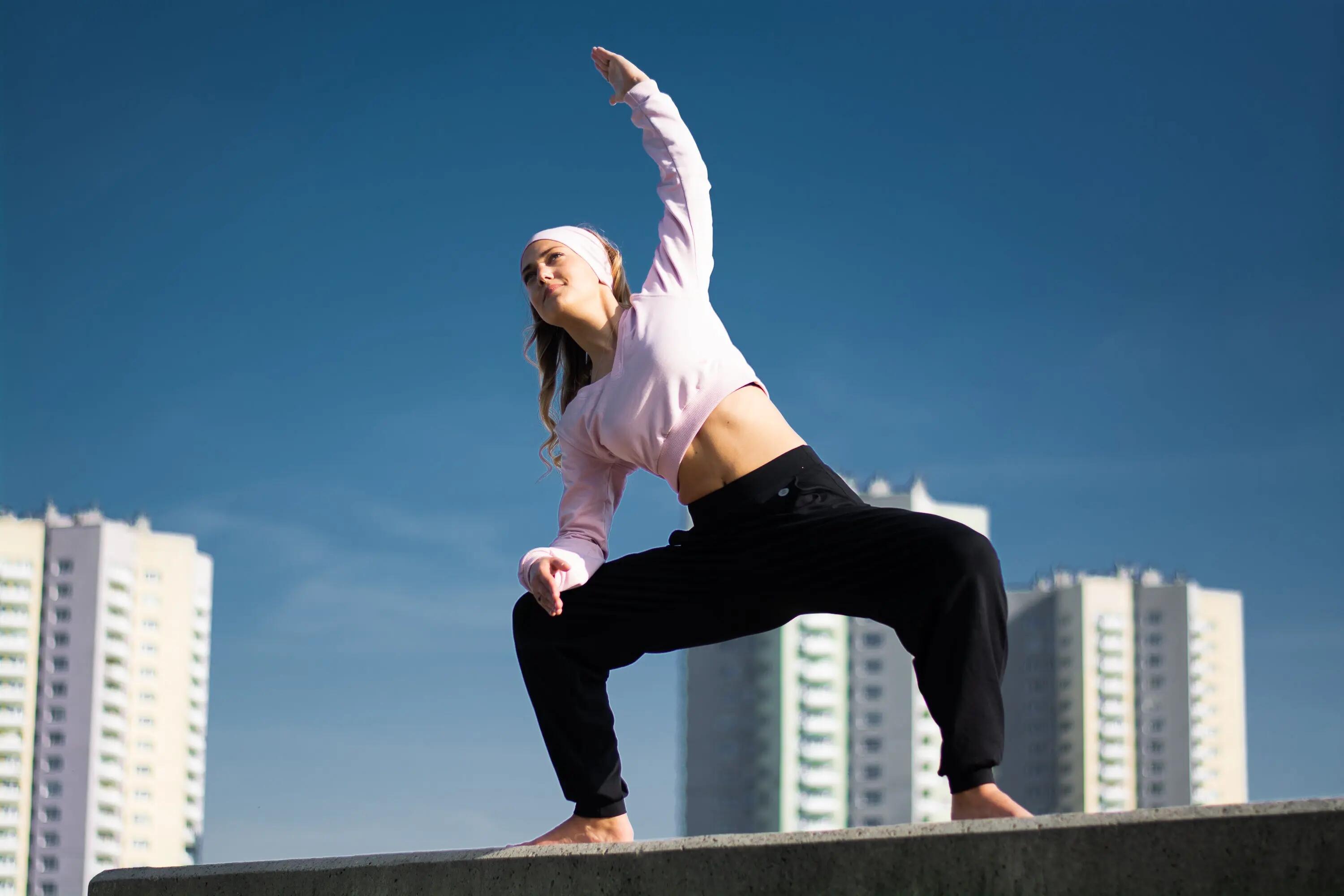 Spodnie do jogi Moonholi Moony Comfy Sweatpants z kieszeniami 4/5