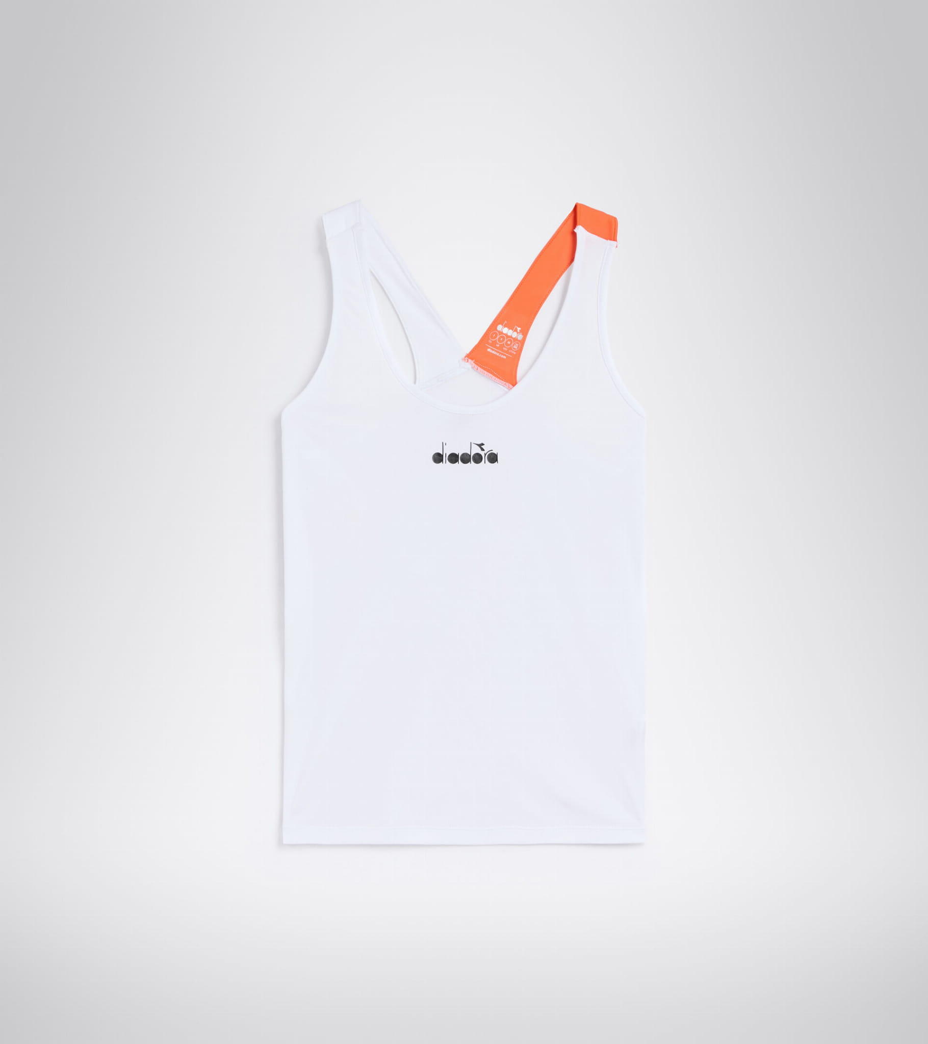 Koszulka do tenisa bez rękawów damska Diadora L. TANK optical white 1/2