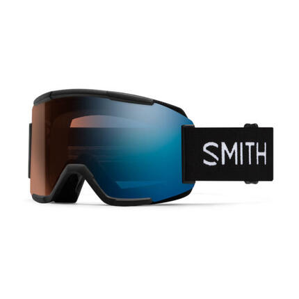 SMITH Masque de ski SQUAD BLACK - BLUE MIROR