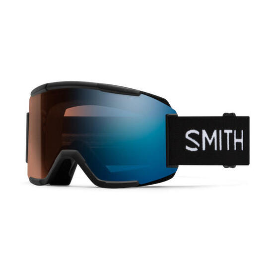 SMITH Masque de ski SQUAD BLACK - BLUE MIROR