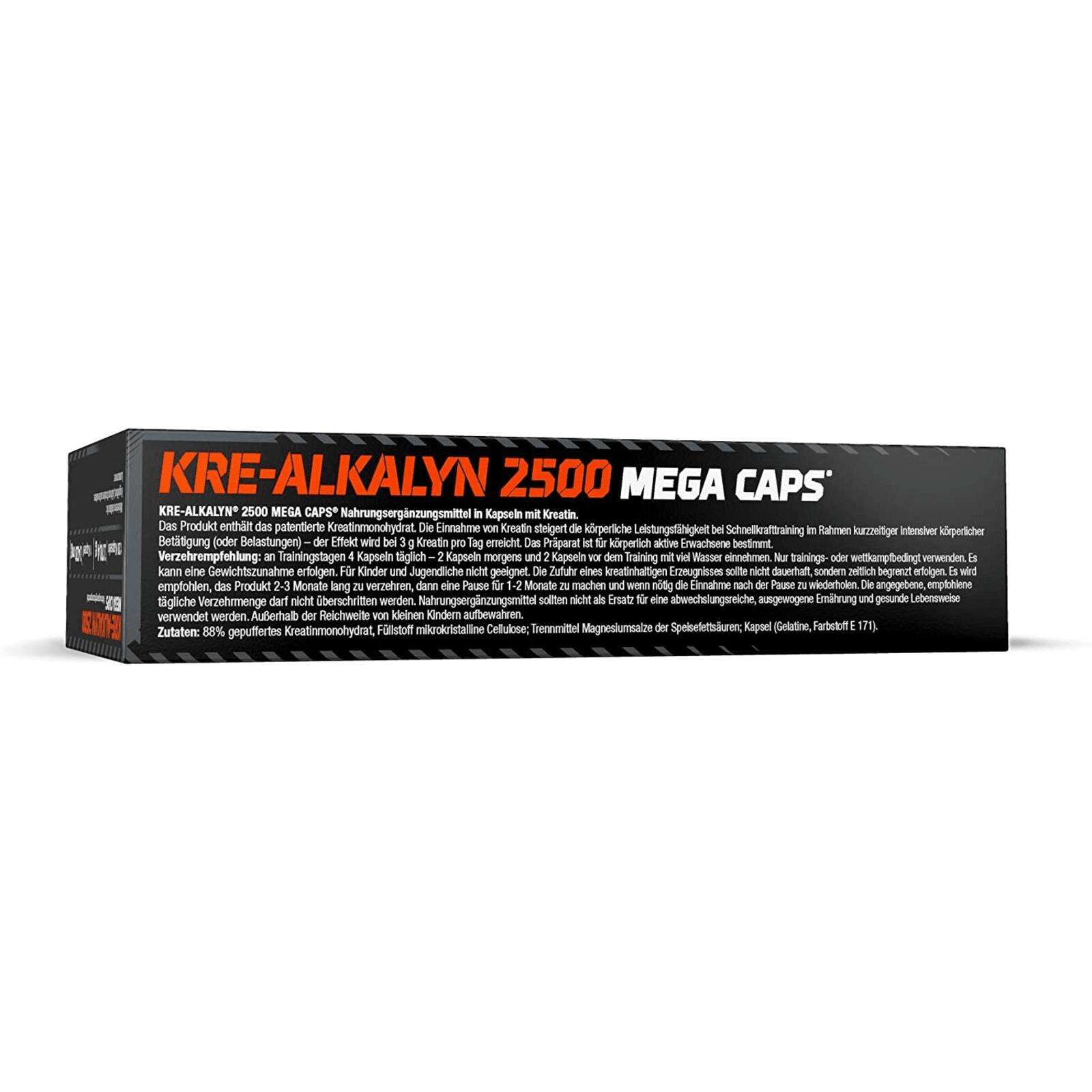 Kre-Alkalyn 2500mg Mega Caps -  - 120 capsules (2 maanden) 5/6