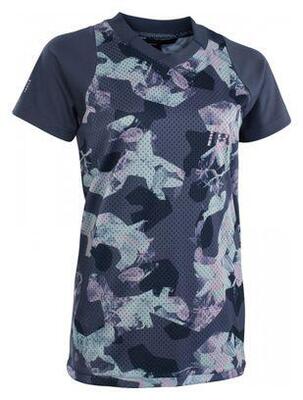 Ion scrub women's short sleeve jersey black