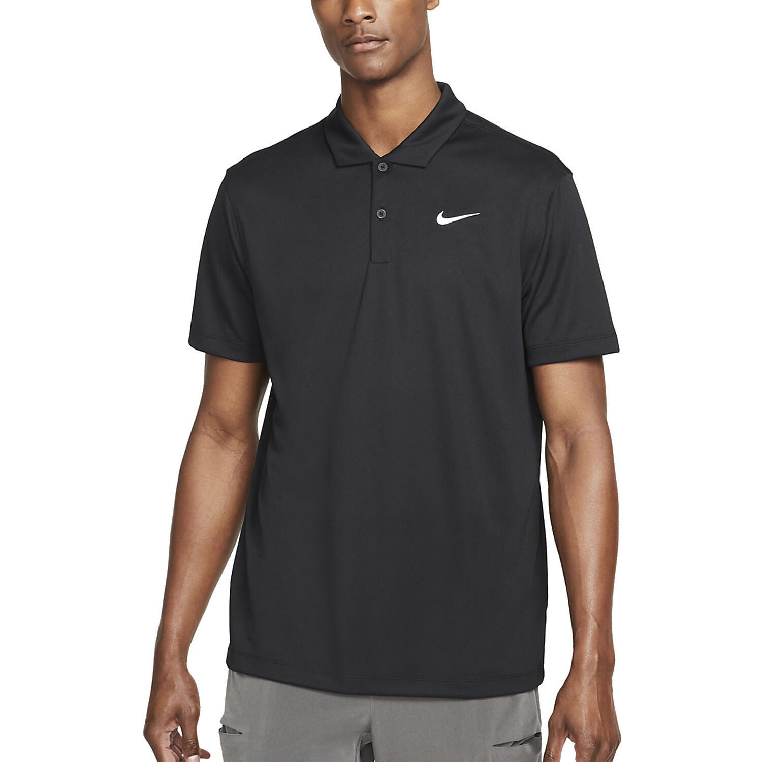 T-Shirt Nike Court Dri-FIT Tennis Polo, Preto, Homens 2/5