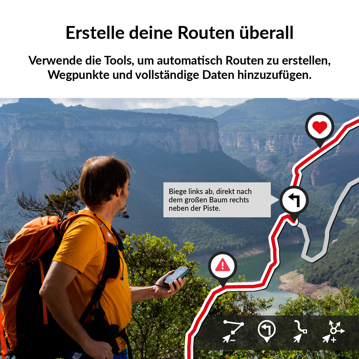 GPS Terra (64 GB) + Karte Deutschland BKG Topo 1:25000 TwoNav 4/7