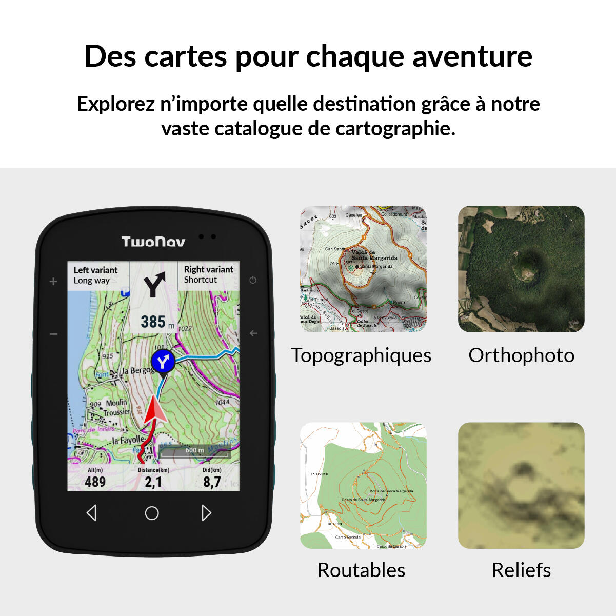 GPS Terra (64 Go) + Carte France IGN Top25 TwoNav 3/7