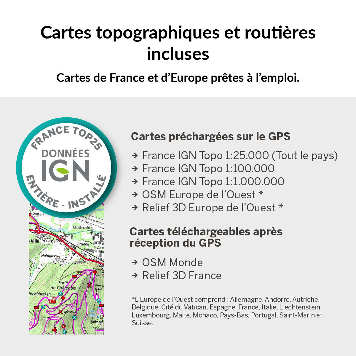 GPS Terra (64 Go) + Carte France IGN Top25 TwoNav 2/7