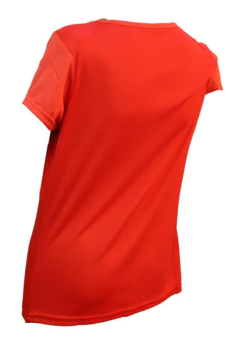 Camiseta feminina Joluvi - Vermelha - Tamanho XS 2/2