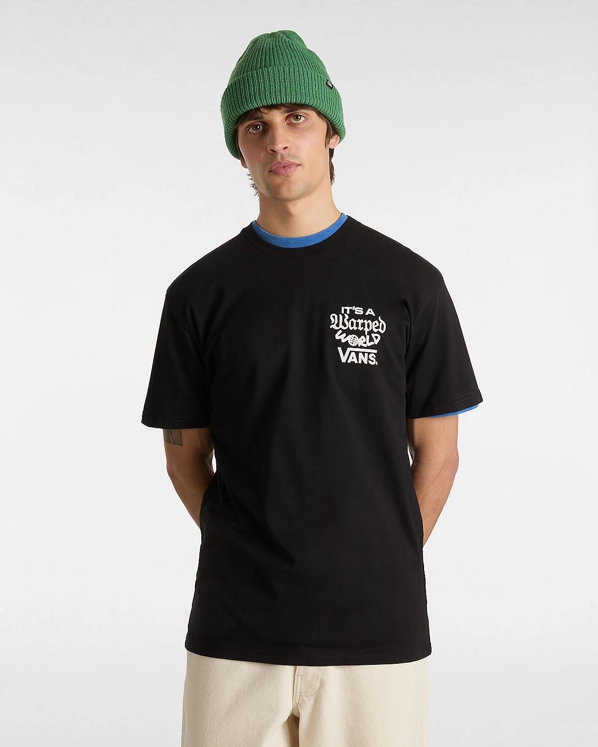 Camiseta para Hombre Vans  Negro 3/4