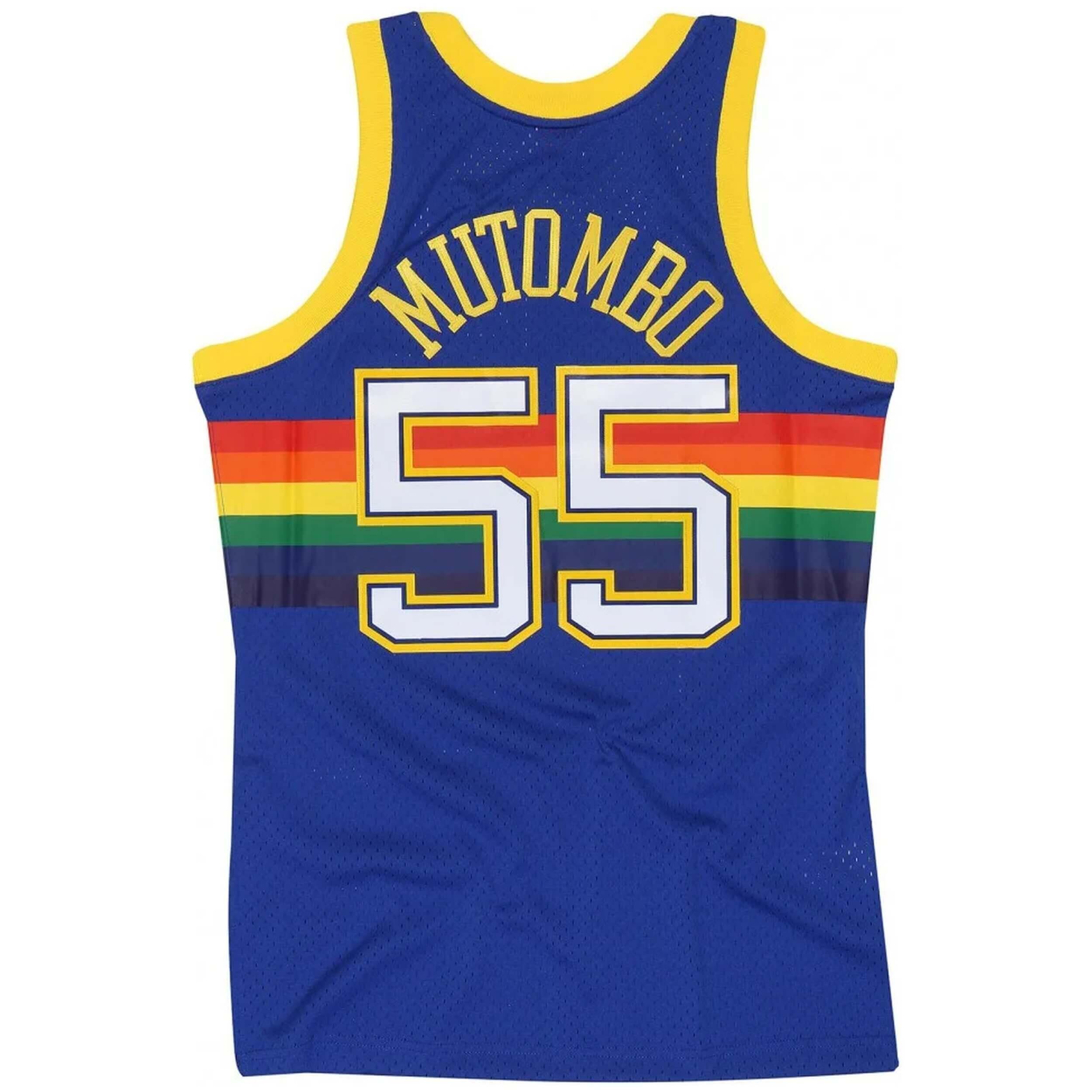 Canottiera Mitchell & ness modello SMJYGS18159-DNUROYA91DMO per uomini 2/5