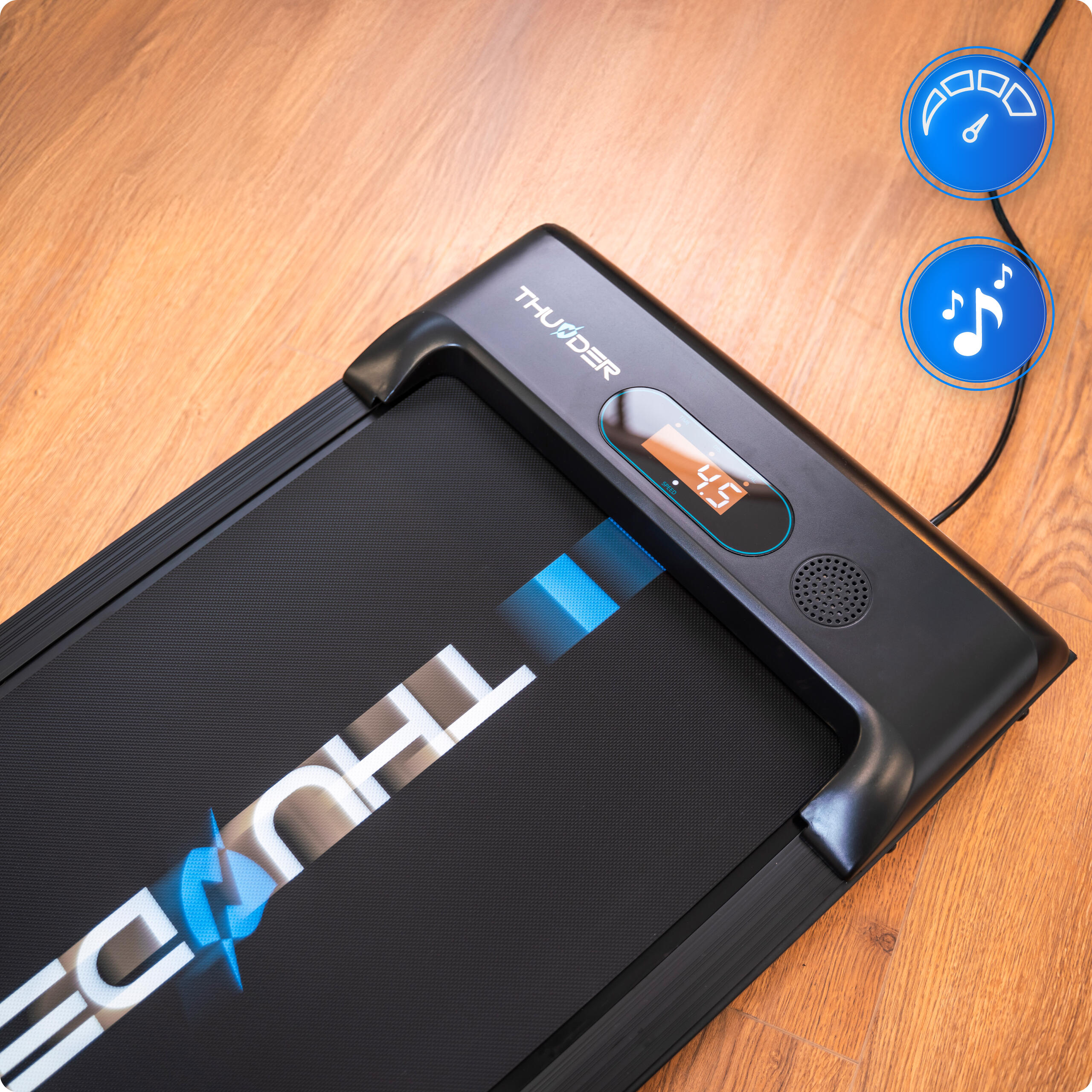 Tapis De Course Idea noir 5/8