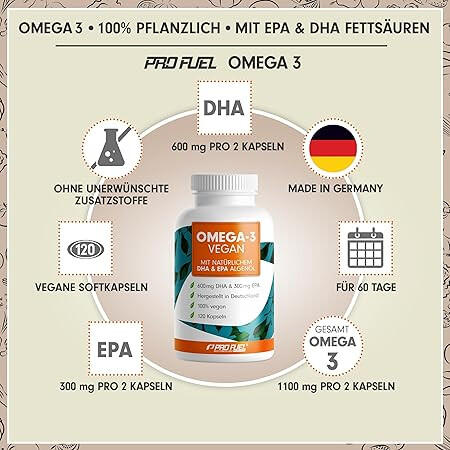 ProFuel Vegan Omega-3, 60 Capsules 3/7