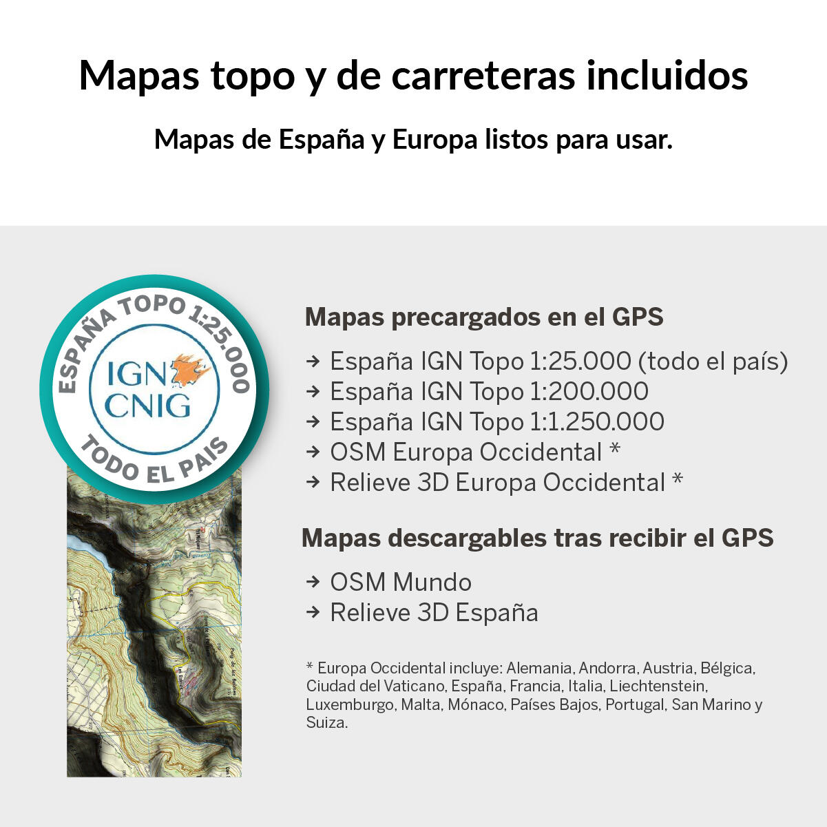 GPS Terra (64 GB) + Mapa España IGN Topo 1:25000 TwoNav 2/7