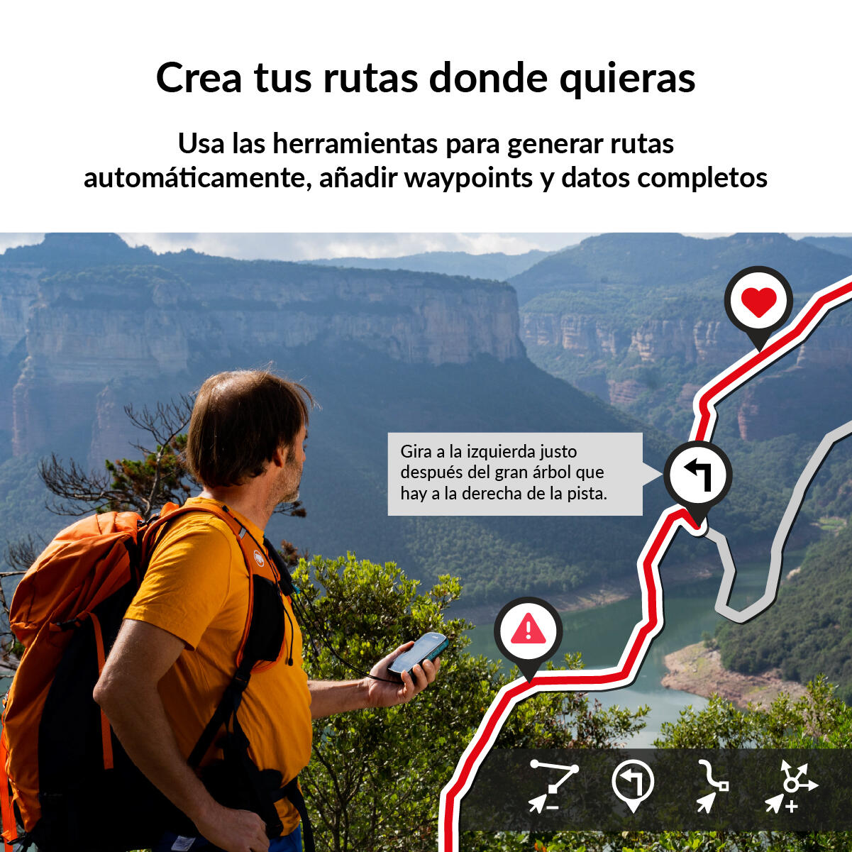 GPS Terra (64 GB) + Mapa España IGN Topo 1:25000 TwoNav 4/7