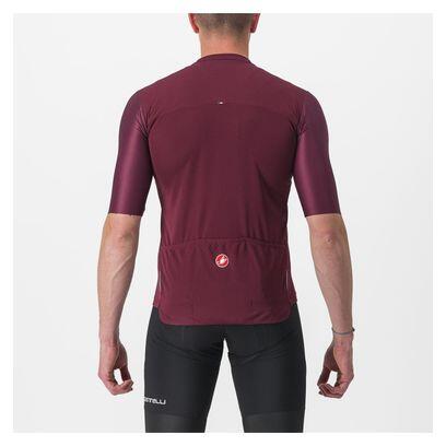 Castelli Prologo 7 Korte Mouwen Fietsshirt – Bordeaux 2/5