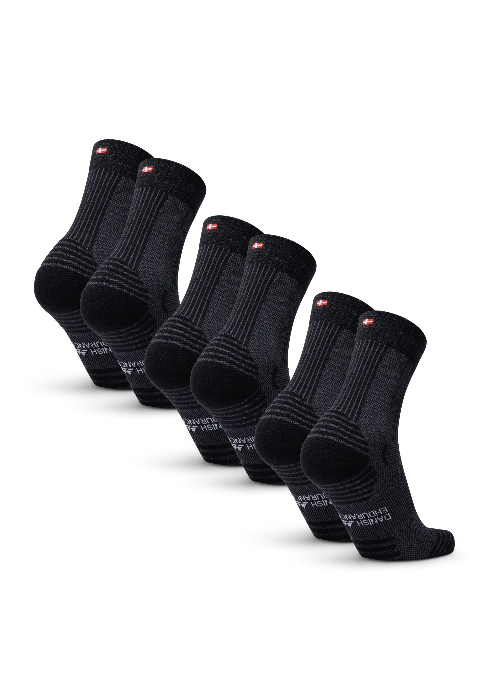 Calcetines de senderismo 3 pares Ligeros de Lana Merino Transpirables y Cálidos 2/5