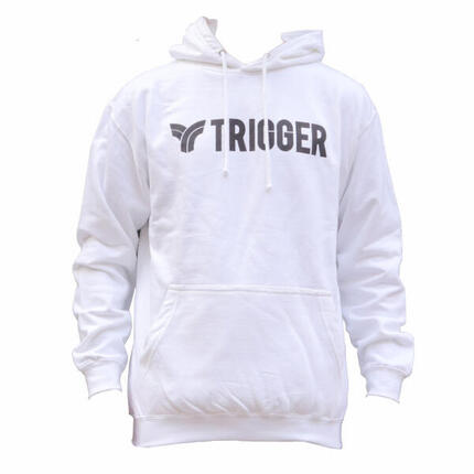 Sweat à Capuche Trigger College Blanc