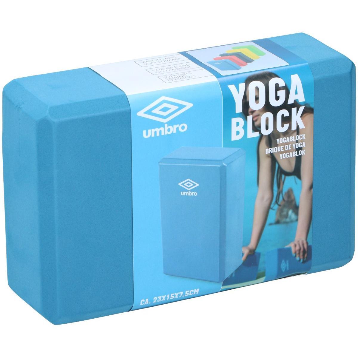 Mattoncino per yoga Umbro 23 x 15 x 7,5 cm, blu 3/4