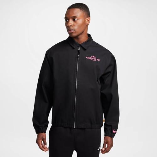 Veste de Football Chelsea FC Nike - Modèle Tiers Noir/Rose 2/6