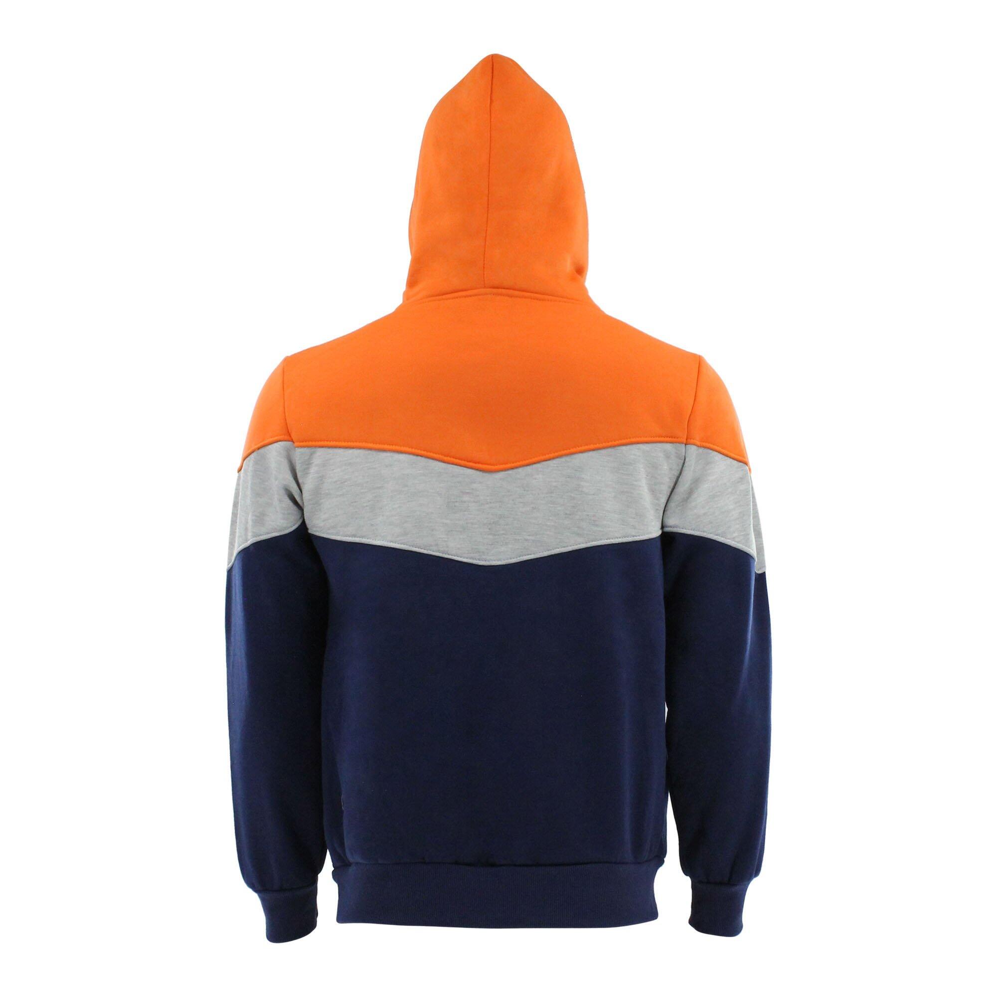 Hoodie Legend tricolore dames/heren Oranje fleece Fitness en Hardlopen 5/5