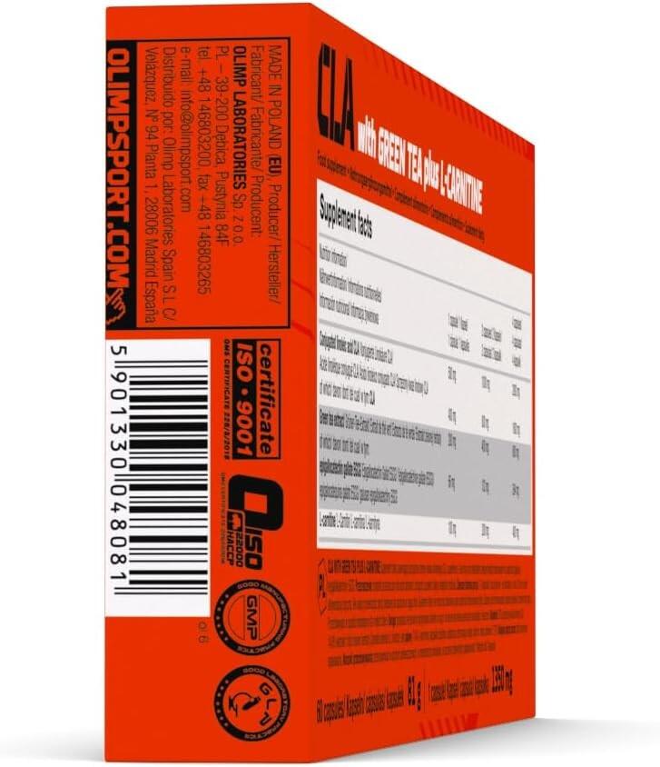Olimp CLA & Green Tea + L‑Carnitina — 60 capsule (Sport Edition) 5/5