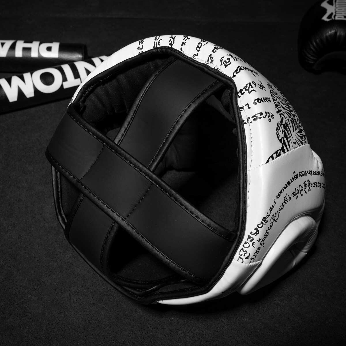 Casco di protezione Muay Thai – Bianco – Taglia unica 5/5