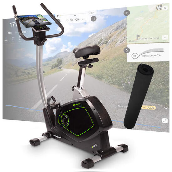 Heimtrainer mit Eigenantrieb - Stromlos - inkl. Bodenschutzmatte - ECO 1000