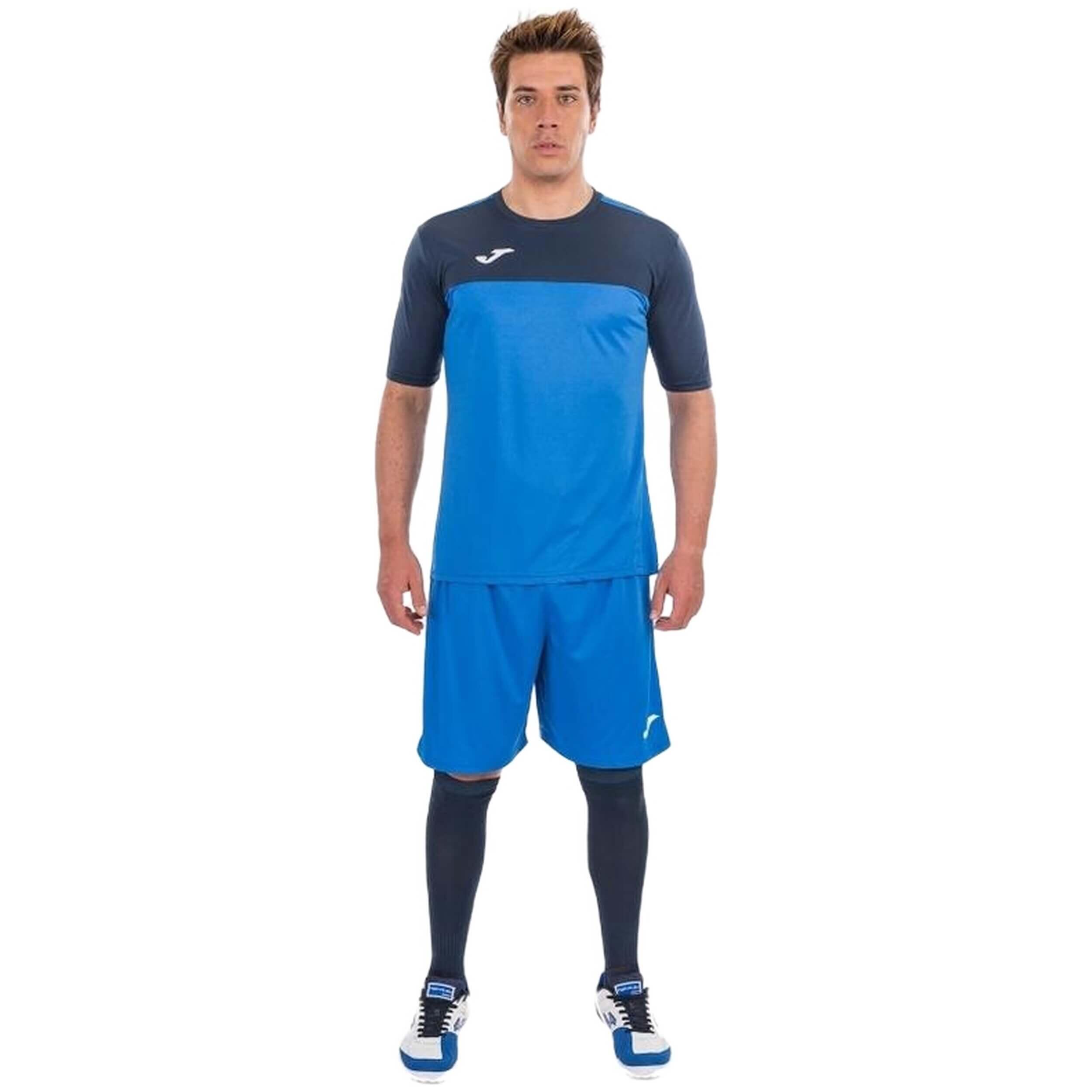 Camiseta Manga Corta Fútbol Hombre Joma Winner Royal 5/7