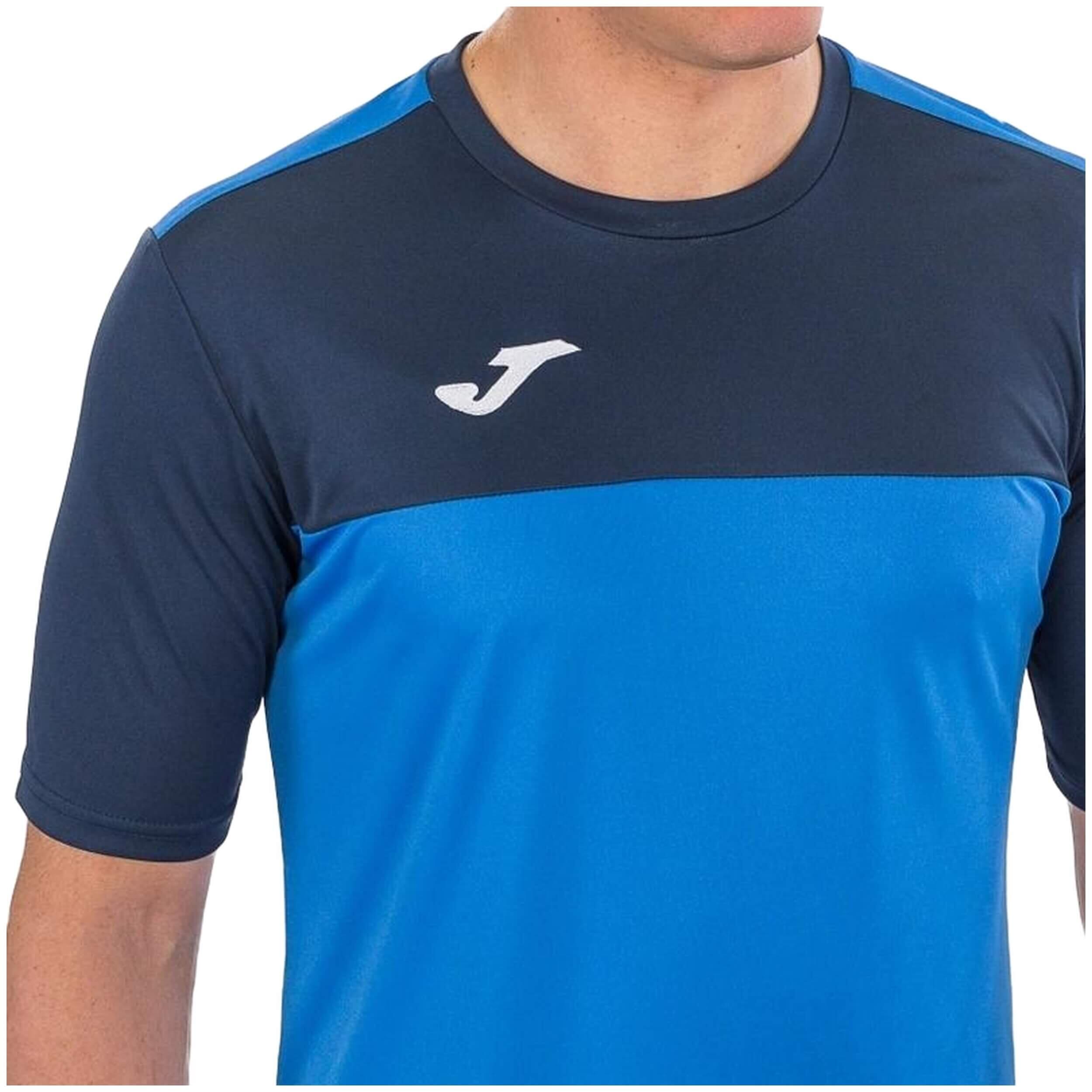 Camiseta Manga Corta Fútbol Hombre Joma Winner Royal 4/7
