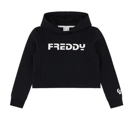 Sweat-shirt à capuche avec imprimé FREDDY sur le devant et la manche