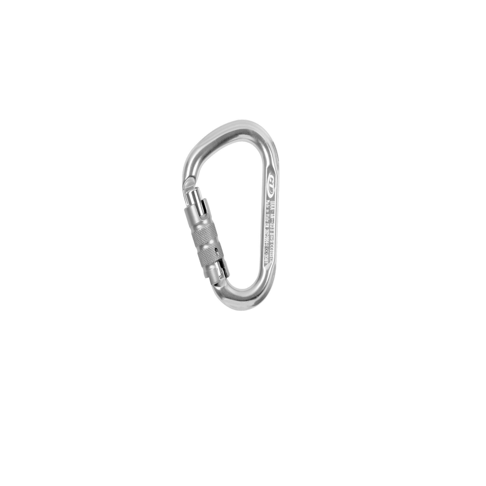 CLIMBING TECHNOLOGY Karabinek wspinaczkowy Hms Snappy Triplex srebrny