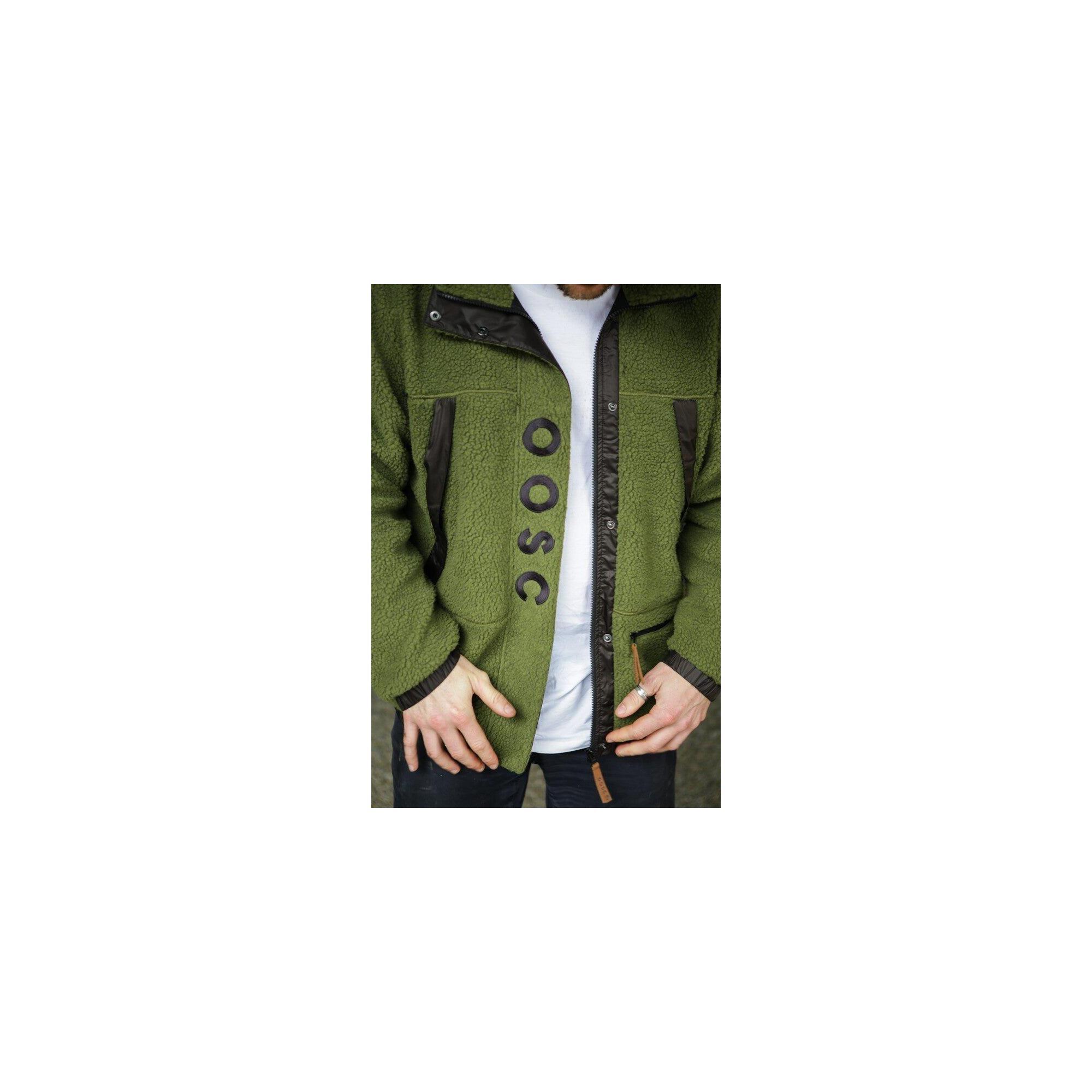 Sherpa Fleece Jacket - Khaki / Kalo
