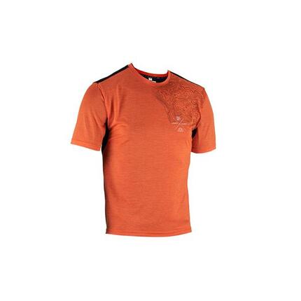 Maillot de cyclisme homme VTT 1.0 Trail Orange
