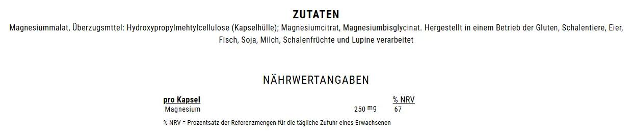 Weider Magnesium Complex 120 capsule 250 mg 4/5