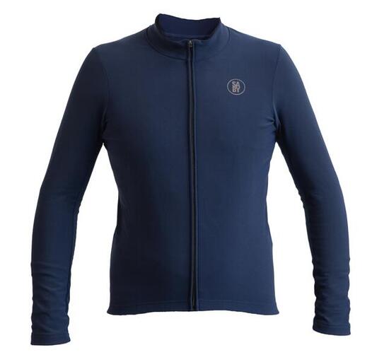 Maglia manica lunga termica blu donna.