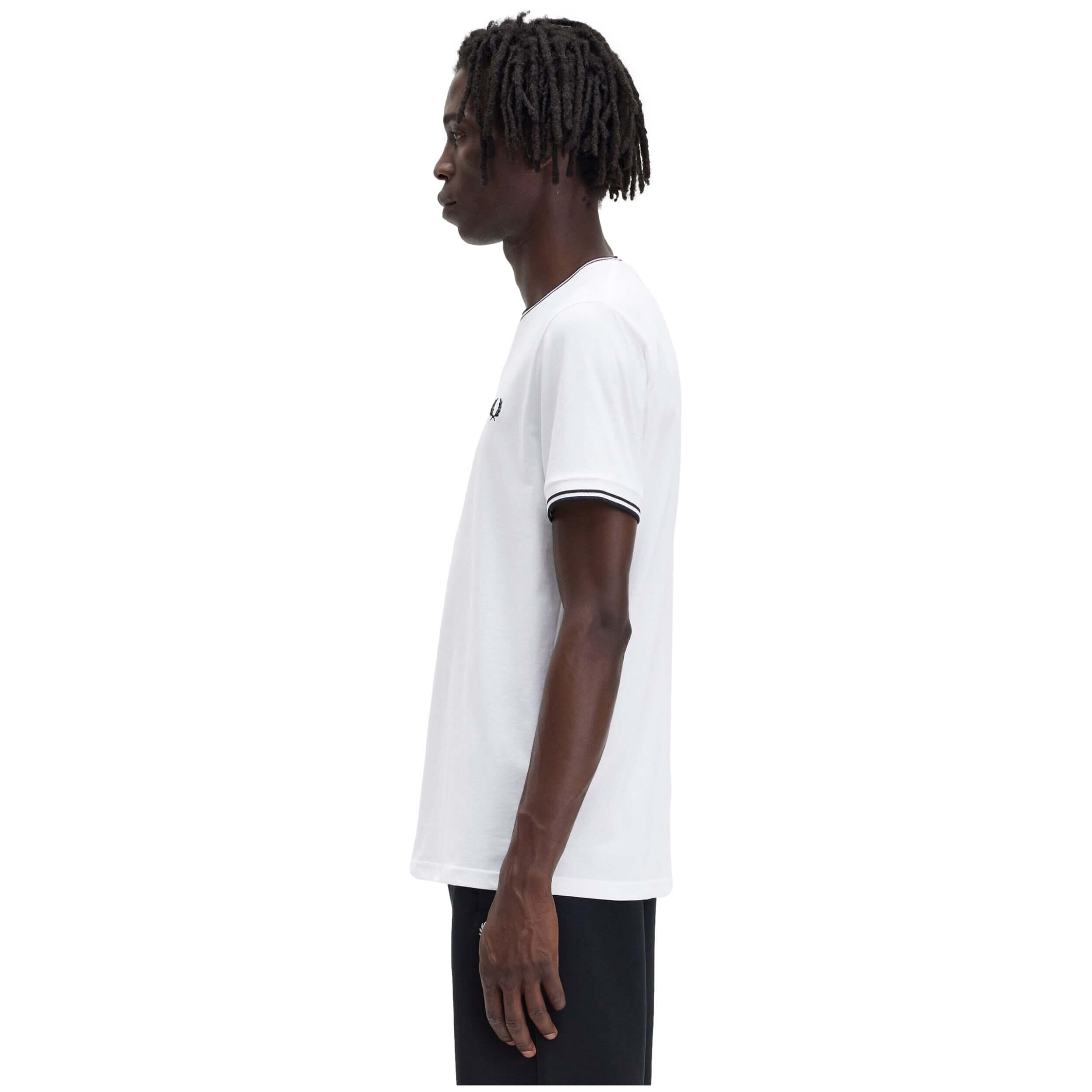 Maglia a maniche corte Fred perry modello M1588-100 per uomini 4/5
