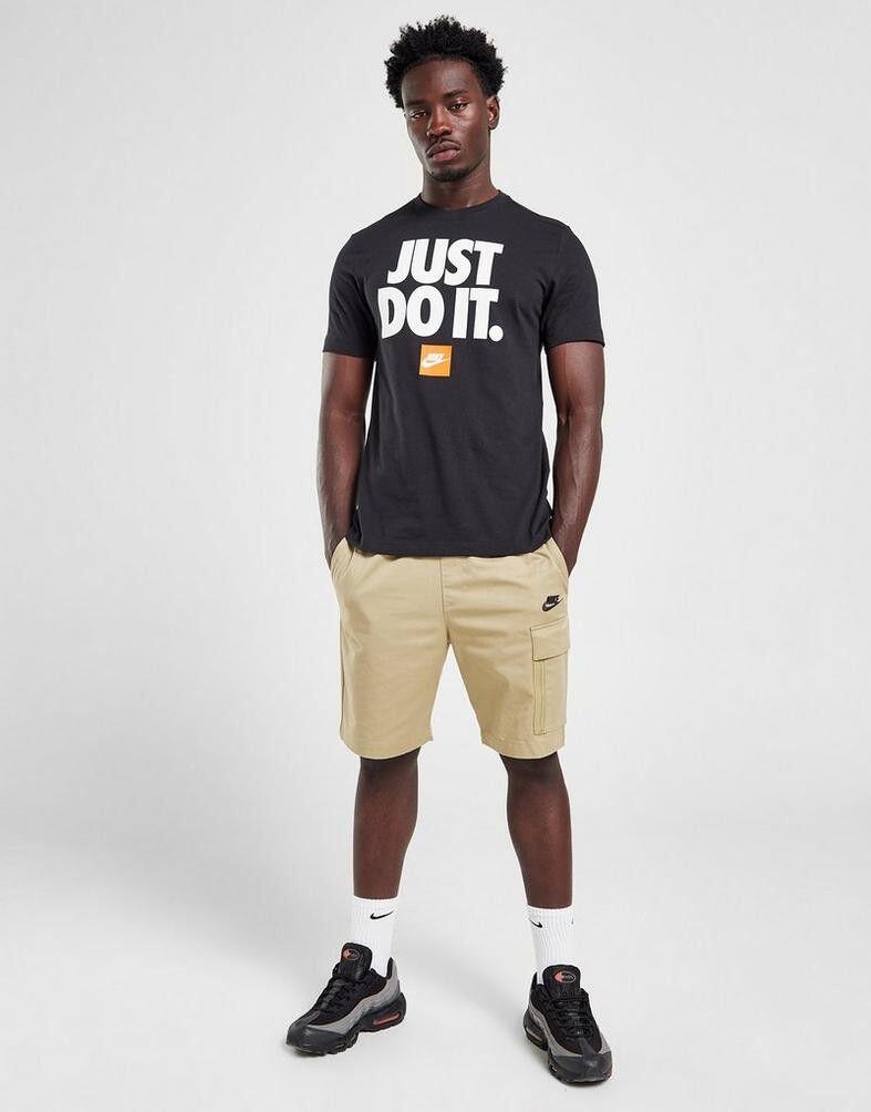 Camisola de Manga Curta Homem Nike JDI VERDIAGE DZ2989 010 Preto 3/4