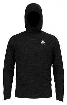 Felpa con cappuccio ODLO Millennium Element Uomo Nera