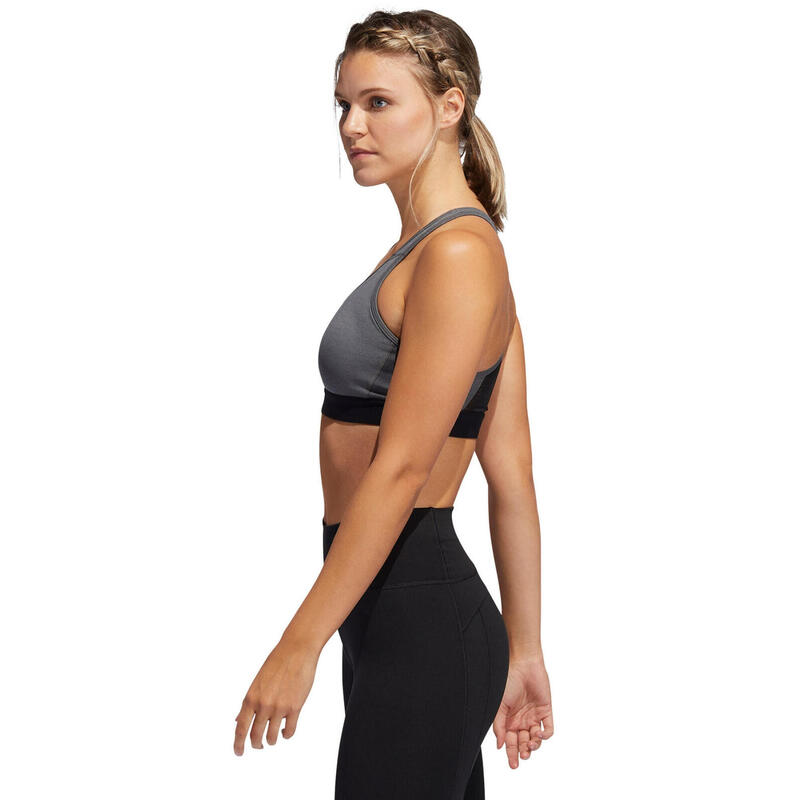 Bustiera sport femei Adidas Don't Rest Alphaskin Gri XXS