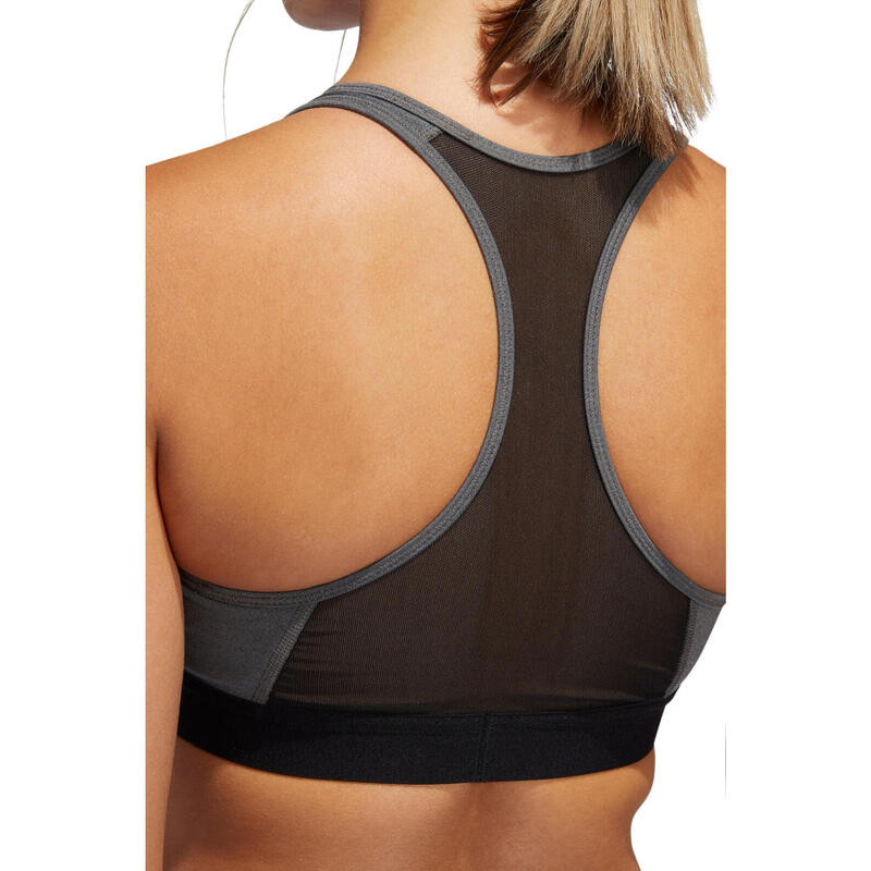 Bustiera sport femei Adidas Don't Rest Alphaskin Gri XXS