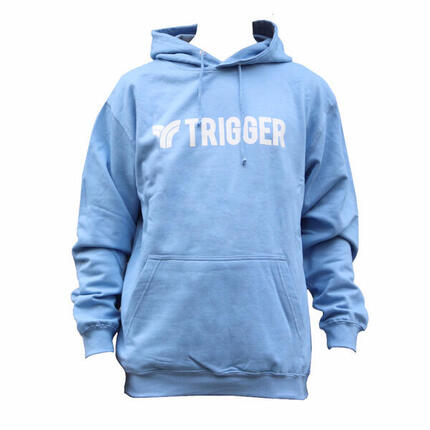 Sweat à Capuche Trigger College Turquoise