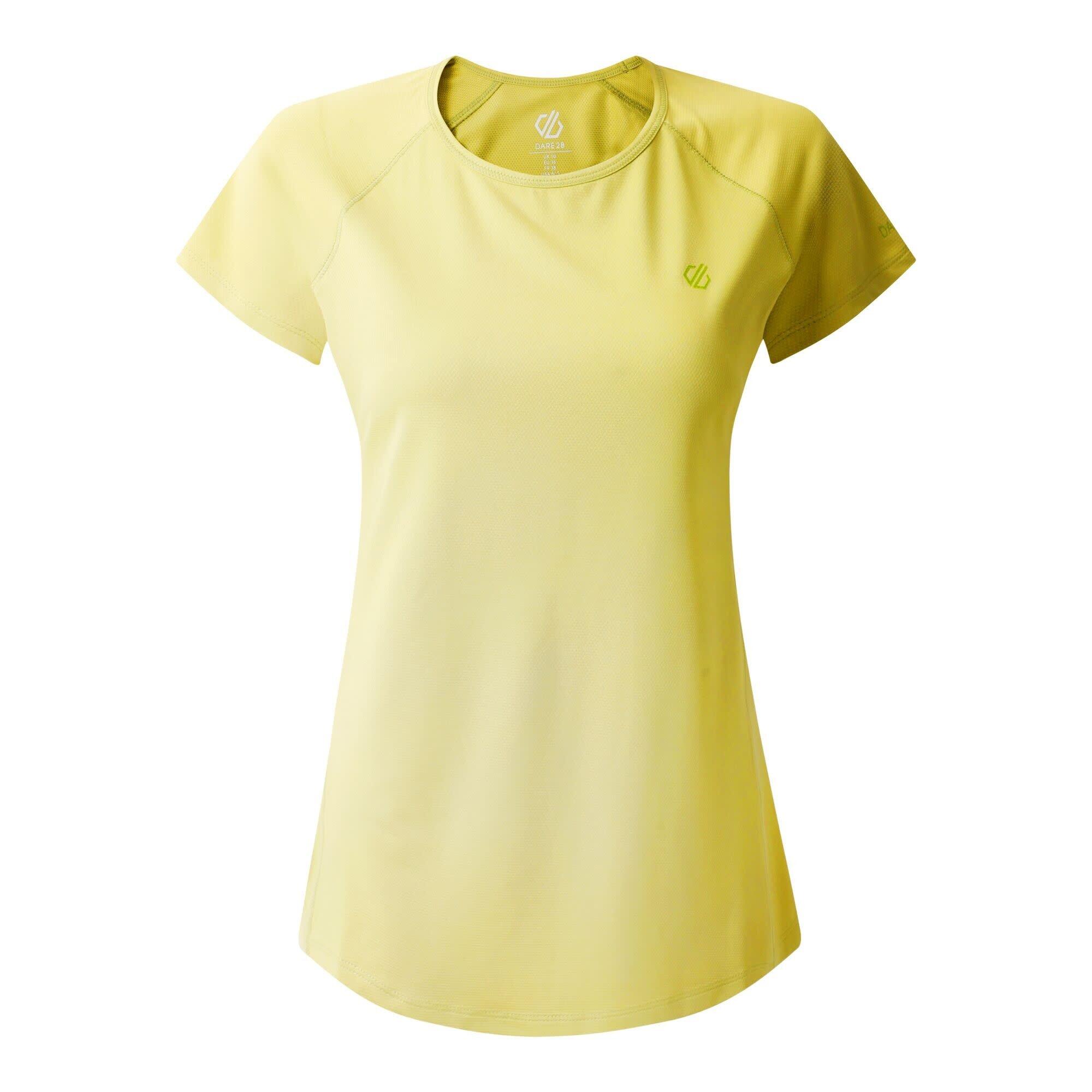 Dare 2b - T Shirts Et Chemises Femme - Dare 2b Corral Tee W - Bamboo - T-shirt Manches Courtes - Jaune - Decathlon